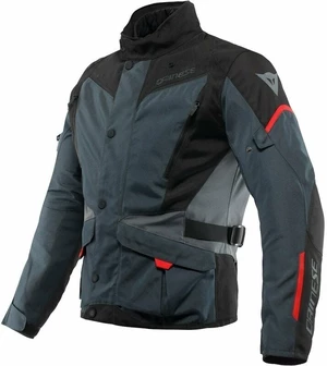 Dainese Tempest 3 D-Dry Ebony/Black/Lava Red 46 Blouson textile