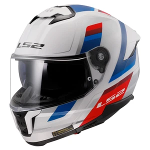 Moto přilba LS2 FF808 Stream II Vintage White Blue Red  XS (53-54)