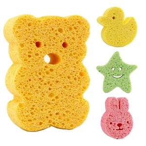 Toddler Bath Sponge For Bathing Gentle Body Scrubbing Sponge Soft Body Bath Sponge Shower Sponges Gift For Kids Children Girls