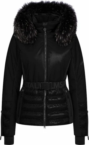 Sportalm Oxford Womens Jacket with Fur Black 42 Veste de ski