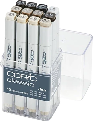 Copic Classic Fixy Warm Gray 12 ks