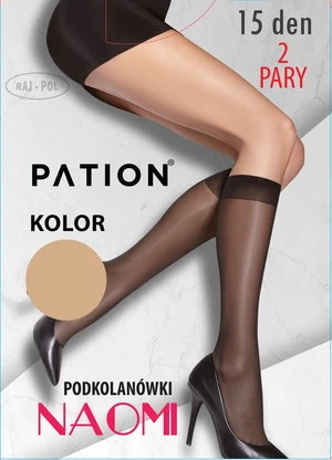 Raj-Pol Woman's Knee Socks Pation Naomi 15 DEN