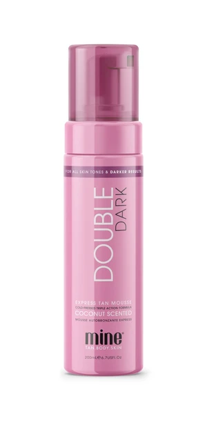 Minetan Samoopalovací pěna tmavá Double Dark (Tanning Foam) 200 ml