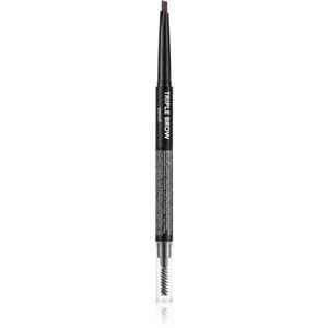 flormar Triple Brow Pencil ceruzka na obočie 3v1 odtieň 002 Auburn 0.75 g