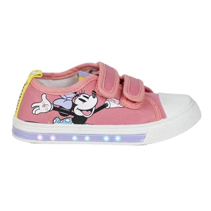 SNEAKERS PVC SOLE WITH LIGHTS COTTON MINNIE