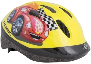 HQBC Funq Red Car/Yellow 48-54 Casco de bicicleta para niños