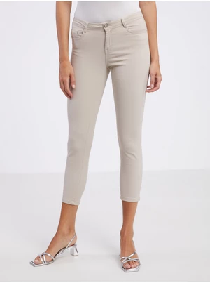 Beige Women's Skinny Fit Jeans CAMAIEU - Women