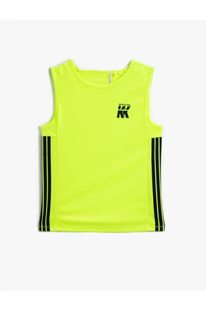 Koton Side Striped Crewneck Singlet