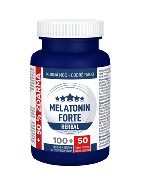 Clinical Melatonin Forte Herbal 100+50 tablet zdarma