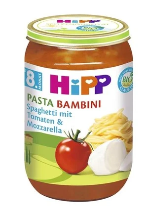 HIPP BIO Rajčata se špagetami a mozzarelou 220 g