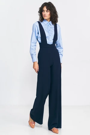 Nife Woman's Jumpsuit KM33 Navy Blue