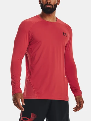 Under Armour T-Shirt UA HG Armour Fitted LS-RED - Men