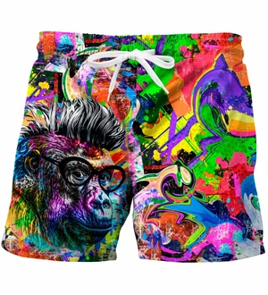 Pantaloncini da bagno da uomo Mr. GUGU & Miss GO COLORFUL GORILLA