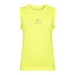 Kids quick-drying tank top ALPINE PRO NEQO neon safety yellow