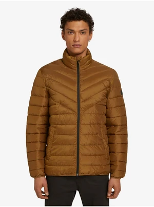 Brown Men's Quilted Light Jacket Tom Tailor Denim - Men