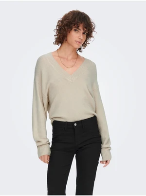 Beige sweater JDY Moss - Women