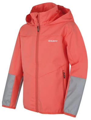 Kids softshell jacket HUSKY Sonny K pink