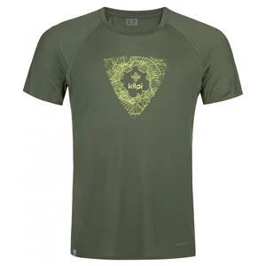 Men's running T-shirt Kilpi WYLDER-M khaki