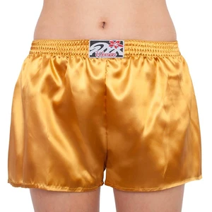 Women's briefs Styx classic rubber satin gold