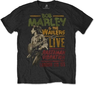 Bob Marley T-shirt Rastaman Vibration Tour 1976 Unisex Black 2XL