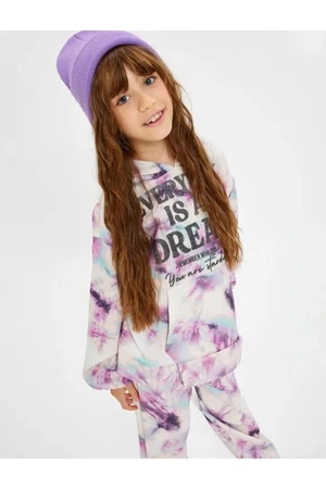 Koton 4wkg10339ak Girls' Sweat Pink Patterned