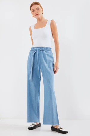 Bigdart 6469 Wide Leg Jeans - Blue