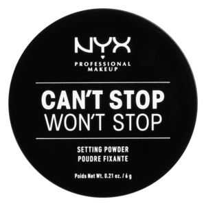 NYX PROFESSIONAL MAKEUP Professional Makeup Can't Stop Won't Stop Setting Powder Fixační pudr - 06 Banana 6 g