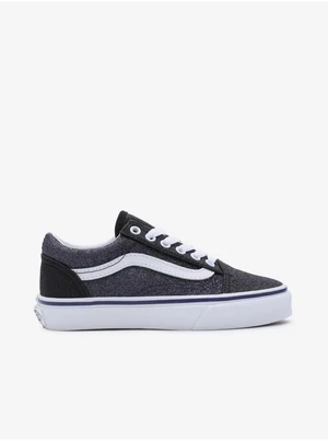 Blue and Black Girly Sneakers VANS Old Skool - Girls