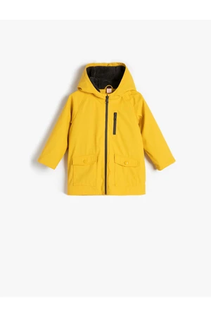 Koton Baby Boy Mustard Coat