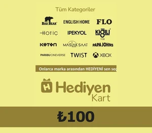 Hediyen KART - All Access ₺100 Gift Card TR