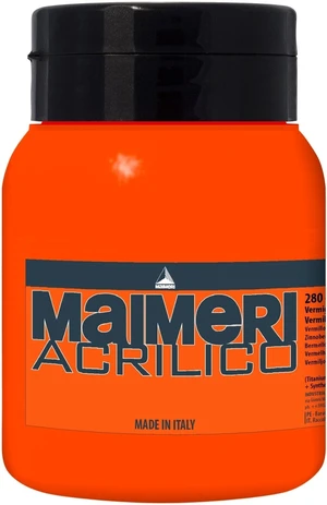 Maimeri Acrilico Vopsea acrilică Vermilion (Hue) 280 500 ml 1 buc