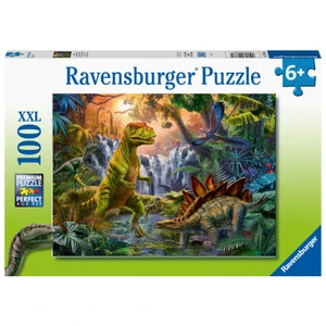 Puzzle V říši dinosaurů 100 dílků