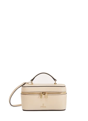 Handbag - FURLA CAMELIA MINI CROSSBODY VANITY CASE beige