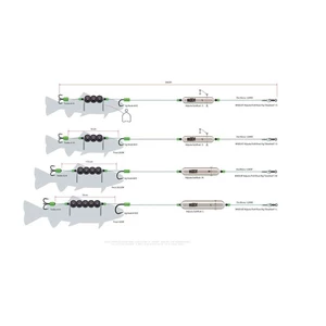 MADCAT hotový návazec Adjusta Basic River Rig "Livebait" M