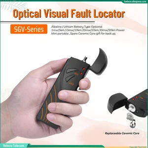 SGV05/15/20/30 Series Mini 5mW/15mW/20mW/30mW Visual Fault Locator Cable Fault Finder VFL With LED Flashlight Fiber Tester