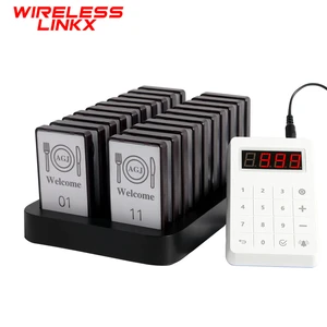 Restaurant Pager System 20 Buzzers Beepers Customer Wireless Pager System for Restaurant Food Court Food Truck Church Nursery