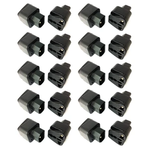 10X PDU Special Conversion Plug UPS C13 To Universal Socket Server IEC320-C14 Plug WD-320