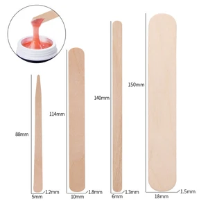 100pc Wooden Waxing Stick Hair Remove Disposable Spatula Bean Body Beauty Tool Face Eyebrows Applicator Depilation Wooden Stick