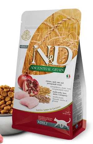 N&amp;D LG cat ADULT CHICKEN / POMEGRANATE - 10kg