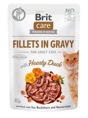 Brit Care Fillets in Gravy with Hearthy Duck - 85g