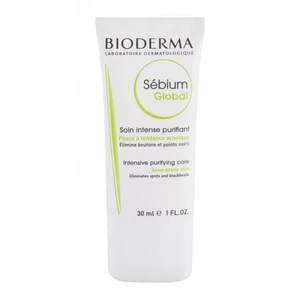 BIODERMA Sébium Global 30 ml pleťový gél pre ženy na mastnú pleť; na problematickú pleť s akné