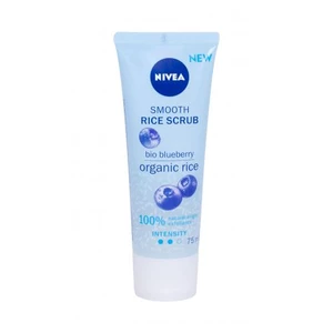 Nivea Rice Scrub Blueberry 75 ml peeling pre ženy na veľmi suchú pleť