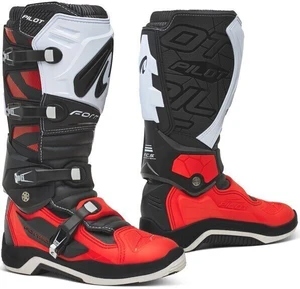 Forma Boots Pilot Black/Red/White 40 Buty motocyklowe