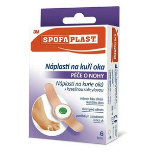 3M™ SPOFAPLAST 183 Náplasti na kuří oka 70 mm x 12,5 mm 6 kusů