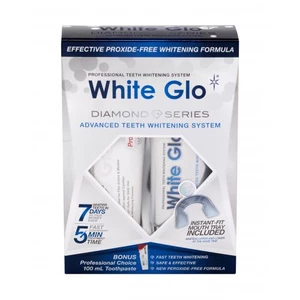 White Glo Diamond Series Advanced teeth Whitening System darčeková kazeta 7 denná bieliaca kúra 50 ml + zubná pasta Professional Choice 100 ml unisex