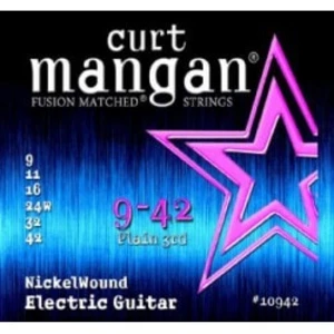 Curt Mangan 9-42 Nickel Wound 10942 Struny Do Gitary Elektrycznej