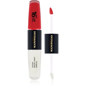 Dermacol 16H Lip Colour dlhotrvajúci rúž a lesk na pery odtieň 34 2x4 ml