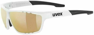 UVEX Sportstyle 706 CV VM White Mat/Colorvision Variomatic Litemirror Red Lunettes vélo