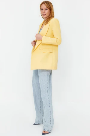 Trendyol Light Orange Blazer Jacket