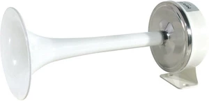 Marco TCE Mini electric horn - white brass 12V